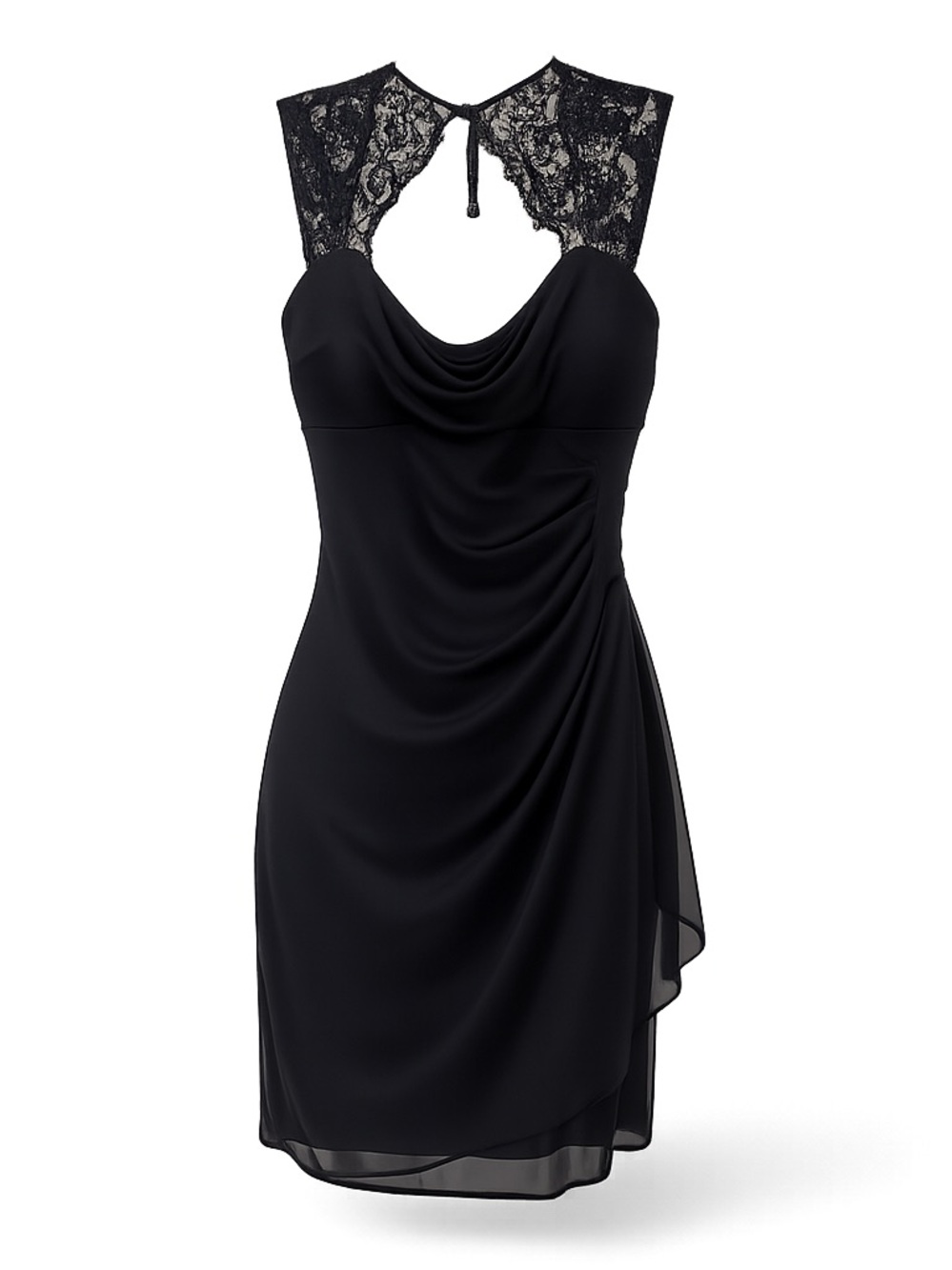 Little black dress. No tags but size 12. Stretch nylon fabric